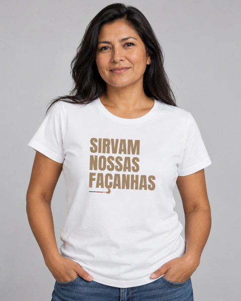 Camiseta Feminina Façanhas