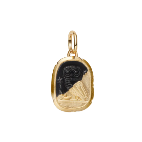 Charm Medalla Búho