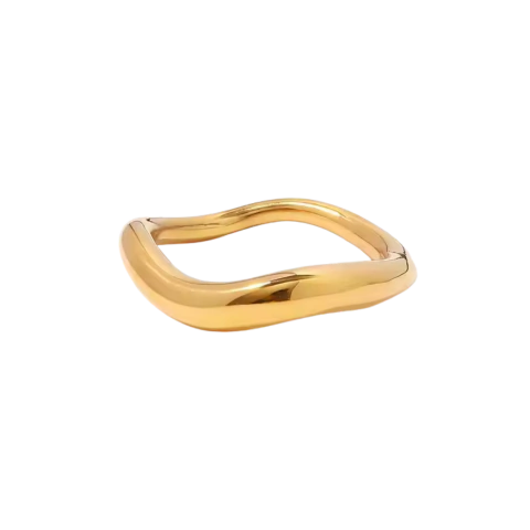 Anillo Wave Simple Gold