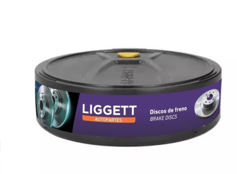 DF FIAT MOBI PALIO UNO - DELANTERO - SOLIDO - 257mm - 12mm ESPES · 2 unidades