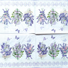 LOVELY LAVENDER WHITE 33X33CM - (1 UNIDADE)