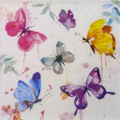 BUTTERFLY COLLECTION WHITE - GUARDANAPOS PARA DECUPAGEM (1 UNIDADE) - loja online