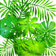 FEUILLES TROPICALES - GUARDANAPOS PARA DECUPAGEM - 33X33CM - (20 UNIDADES) - comprar online