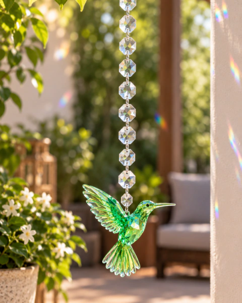 Atrapasol Colibrí de Cristal