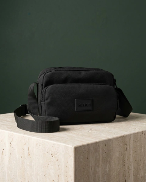 Morral Peyton Negro Unisex Bandolera