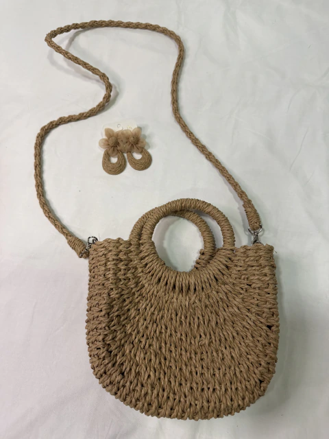 Bolsa Palha Escura