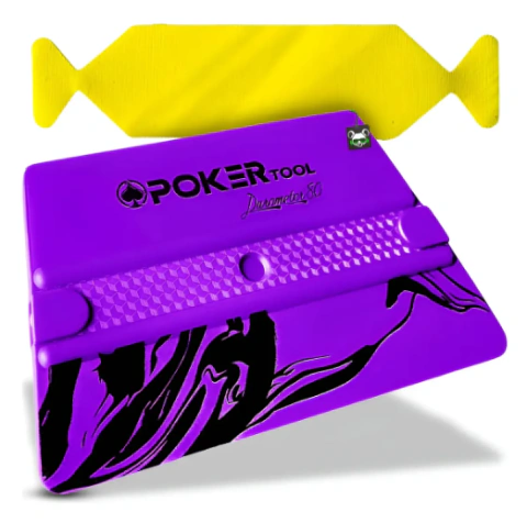 Espátula Straight Flush 12,5cm Com Feltro e Imã Trapézio - Poker Tool