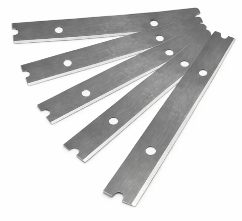 Lâminas de Raspador Ratão Poker Knife 4 Polegadas em Ferro 100mm Caixa C/ 10 unidades - Poker Tool