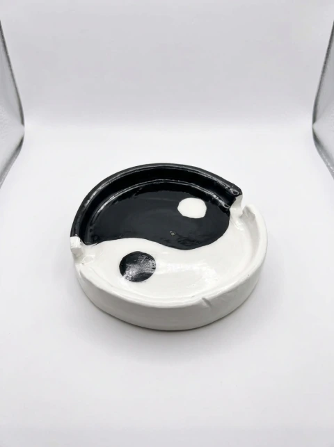 Cinzeiro Artesanal Yin Yang