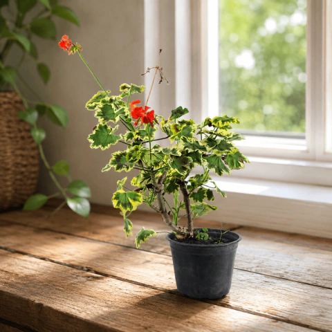 Pelargonium Pelgardini 'mrs Pollock' - Gerânio