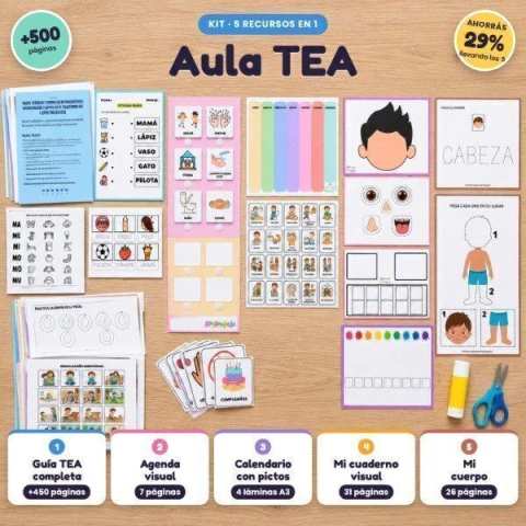COMBO - AULA TEA Y RUTINAS VISUALES