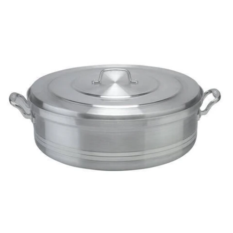 BUDINERA ALUMINIO 20 LTS 40 X 16 CM CON TAPA DE ALUMINIO DE ULTRACOCCION 5140 ALPRO5140 ALPRO