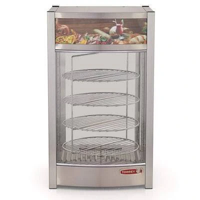 VITRINA CALIENTE 30 A 90°C GRIS GIRATORIA 46X44.8X78.5 CM VCG-46/97 CVVCM046001 TORREY