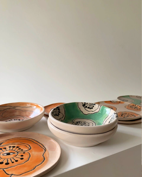 Set de 3 platos