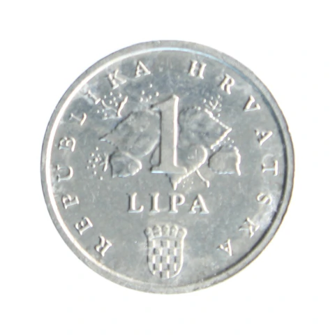 Moeda KM#3 1 Lipa 1995 MBC Croácia Europa Alumínio Ø17mm 0,7gr