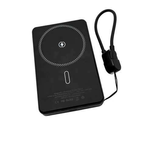 Power bank de metal negra, portada