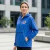 Jaqueta Casaco Esportiva Academia Corta Vento Feminina Capuz Bolsos Azul Meio Zíper Dia A Dia Champion Original - comprar online