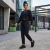 Calça Jogger Esportiva Academia Treino Feminina Com Bolsos Moletom Cós Elástico Barra Elástica Preto Champion Original na internet