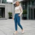 Calça Jogger Feminina Azul Bolso Cintura Alta Cós Elástico Casual Academia Fitness Champion Original - comprar online