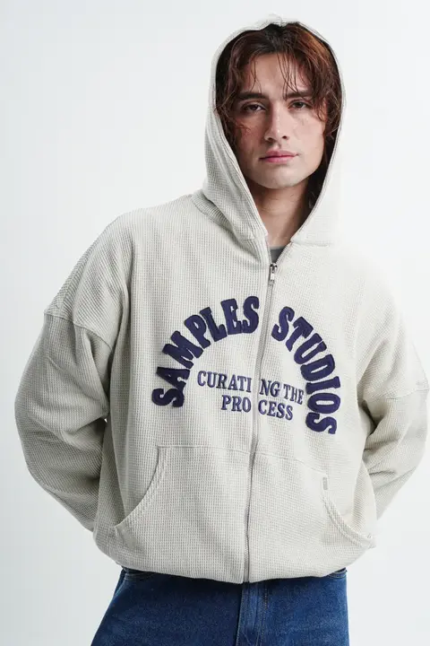 Zip-Hoodie Samples Tide tan