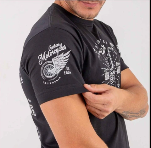 Remeras Doble Estampa Motocircycles