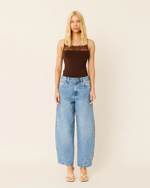 Calça Jeans Barrel Tami