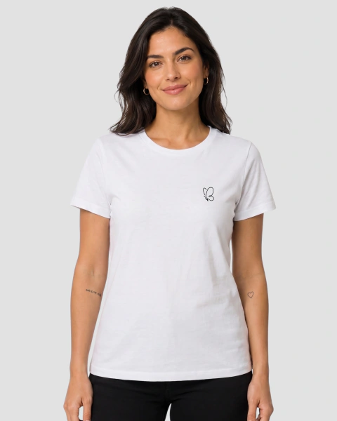 Babylook 100% Algodão Branca - Donna Claire