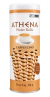 Canudos de Wafer Athena Cappuccino em Lata 114g