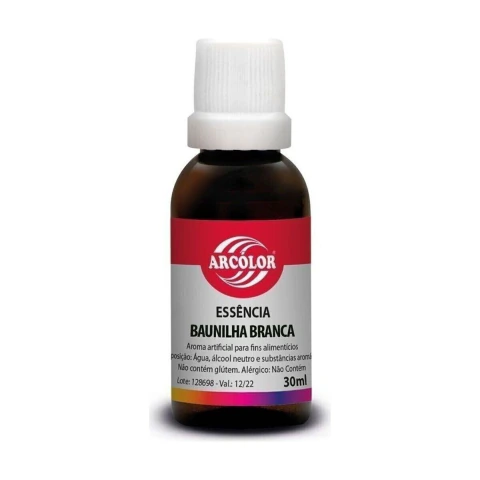 Essencia Baunilha Branca 30mL Arcolor
