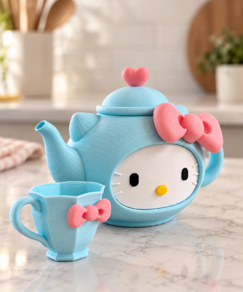 Tetera Gatita – Set de té infantil 