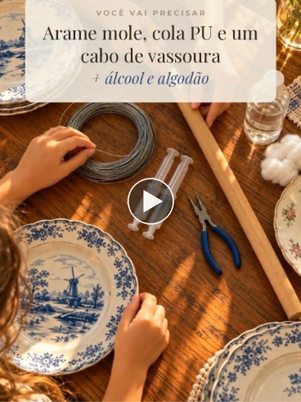 O gancho seguro e barato para pendurar pratos