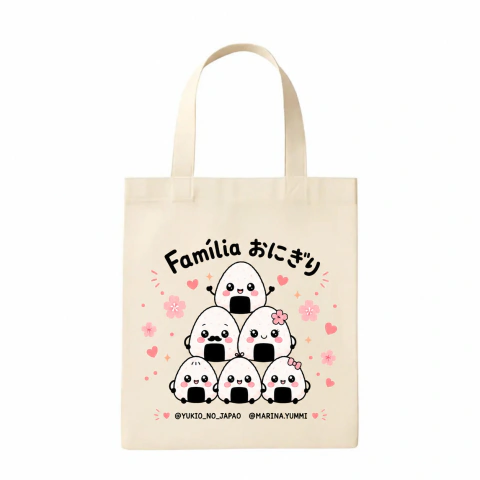 Ecobag Família Onigiri