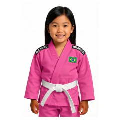 Kimono Judo Infantil Kids Rosa + Faixa