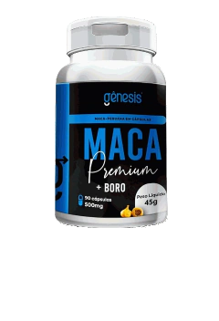 Super Maca Peruana + Boro Premium em Cápsulas - Original - (90 caps) 500mg - Padrão: Único