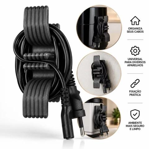 Organizador De Cabos Fios Para Cozinha E Eletrodomésticos