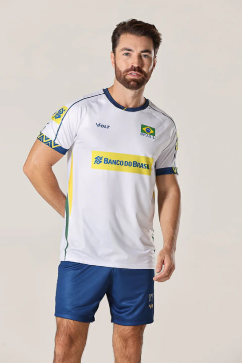 Camisa Jogo 3 2025 Vôlei Brasil Oficial Masculina Volt