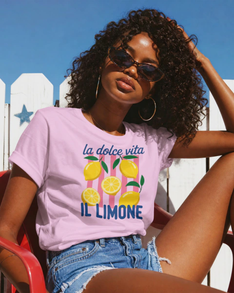 T-shirt estampa Limone