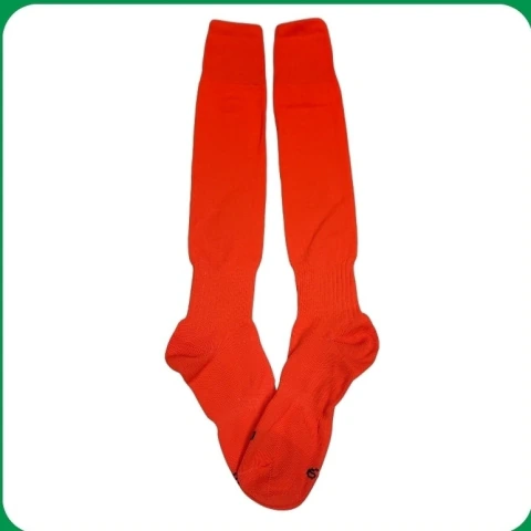 Medias Lisas Naranja Fluo - Precio por par