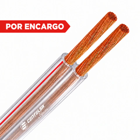 CABLE DUPLEX CRISTAL 2x14 AWG SPT PVC FR 300V 60°C