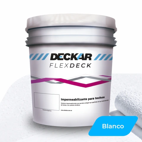 Membrana Líquida Impermeabilizante para Techos Flexdeck - Blanca 20kg