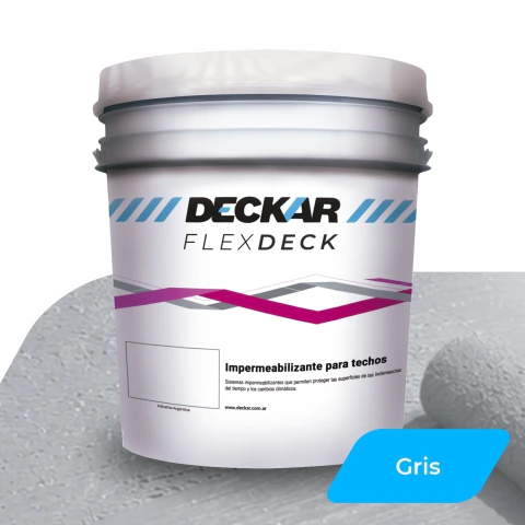 Membrana Líquida Impermeabilizante para Techos Flexdeck - Gris 20kg