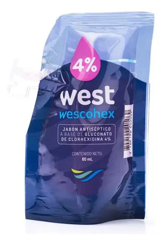 Jabon Antiséptico West Wescoh Clorh 4% 60 Ml
