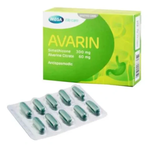 Avarin Simeticona + Citrato De Alverina C*10 Cap Mega We Car