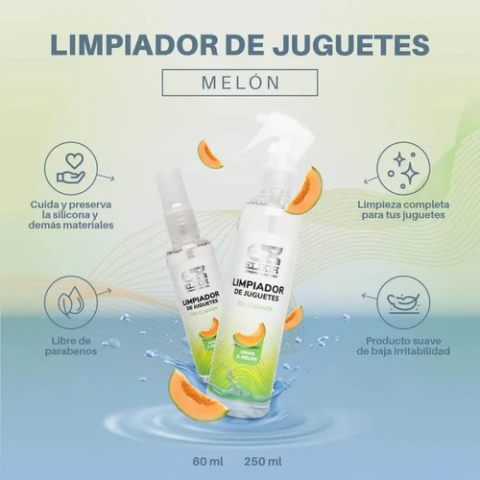 Toy Cleaner Desinfectante Juguetes Aroma Melón Elixir 29ml Melon