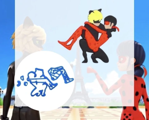Miraculous - Conjunto de cortador Ladybug e Cat Noir