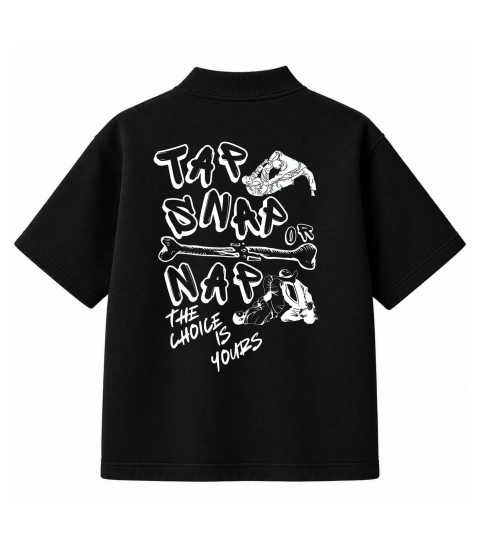 Camisa Oversized Tap Snap