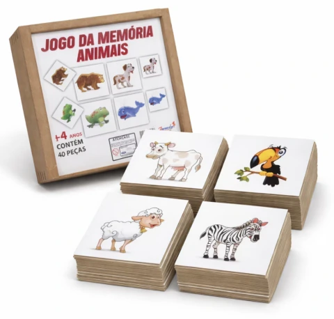 Jogo da memória animais
