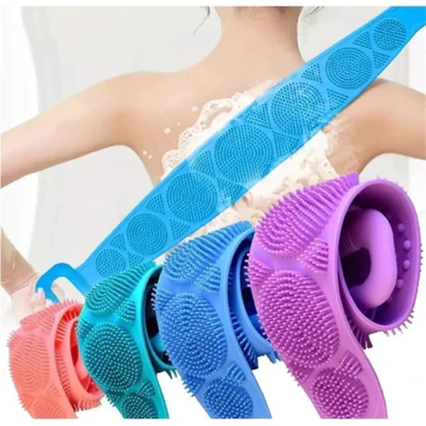 Esponja de Silicone Lava-Costas Massageadora