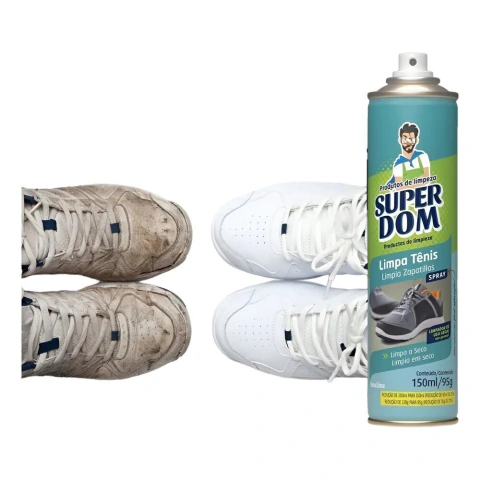 Limpa Tênis a Seco Spray 250 ml + Esponja