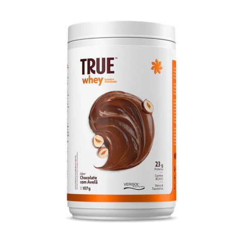 True Whey Isolado e Hidrolisado 837g Chocolate com Avelã